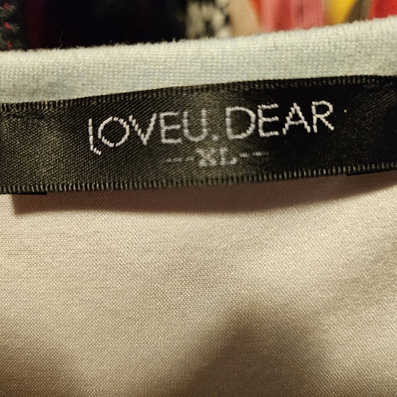 LoveU.Dear Pullover Top Size XL EUC - Picture 2 of 3